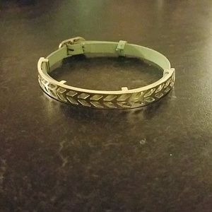 Stella and Dot leather wrap bracelet